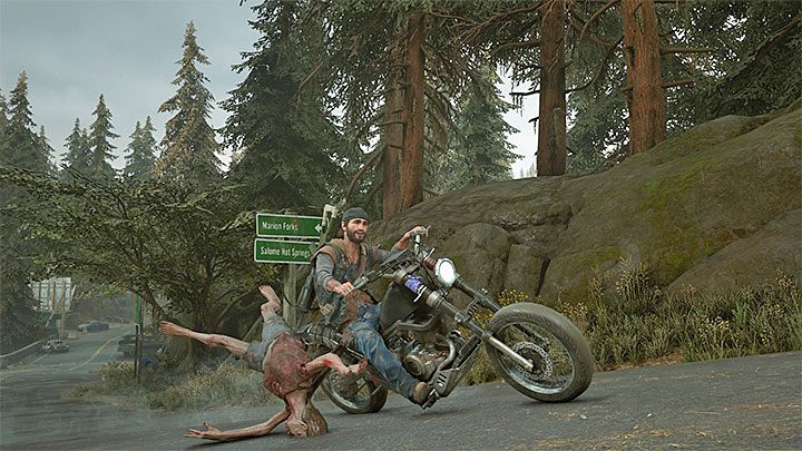 Motocykl Deacona to jedyny środek transportu dostępny w grze Days Gone - Days Gone: Porady na start - Days Gone - poradnik do gry