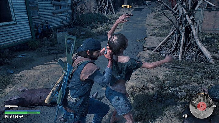 Atakowanie wrogów z ukrycia jest bardzo wskazane w Days Gone - Days Gone: Porady na start - Days Gone - poradnik do gry