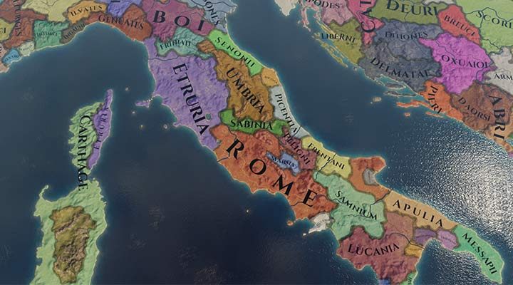 Rzym to mała nacja, która po twoimi rządami może stać się główną potęgą militarną i gospodarczą w starożytnej Italii - Rzym - jak grać Rzymem w Imperator Rome? - Imperator Rome - poradnik do gry