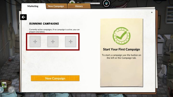 Czas trwania kampanii jest równoznaczny z czasem trwania jej efektów - Marketing w Weedcraft Inc - Weedcraft Inc - poradnik do gry