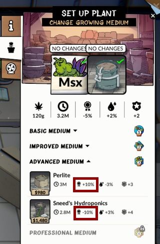 Po poznaniu wszystkich optymalnych parametrów możesz rozpocząć uprawę - Jak uzyskać legendarną jakość w Weedcraft Inc? - Weedcraft Inc - poradnik do gry