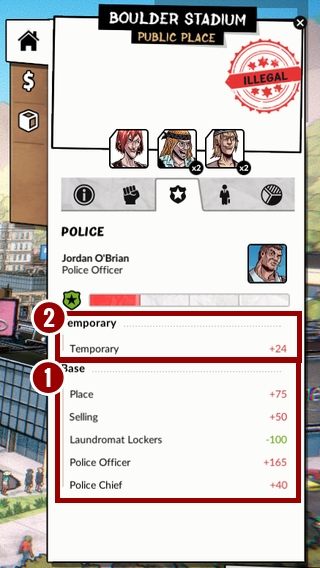 Im większa jest czujność policji, tym większe ryzyko interwencji policji - Policja w Weedcraft Inc - Weedcraft Inc - poradnik do gry