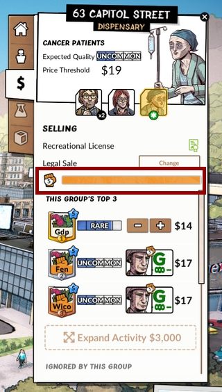 Oprócz ciebie, w poszczególnych lokacjach będzie znajdować się konkurencja - Jak szybko zarobić w Weedcraft Inc? - Weedcraft Inc - poradnik do gry