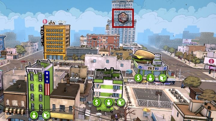 Zlecenia pojawiają się w formie ikony z portretem w różnych miastach - Czym są zlecenia w Weedcraft Inc? - Weedcraft Inc - poradnik do gry