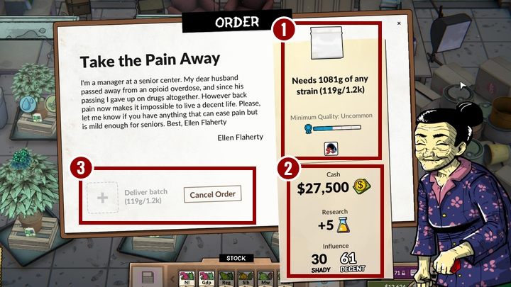 Po zaakceptowaniu danego zadania, po lewej stronie ekranu pojawi się ikona z portretem zleceniodawcy - Czym są zlecenia w Weedcraft Inc? - Weedcraft Inc - poradnik do gry