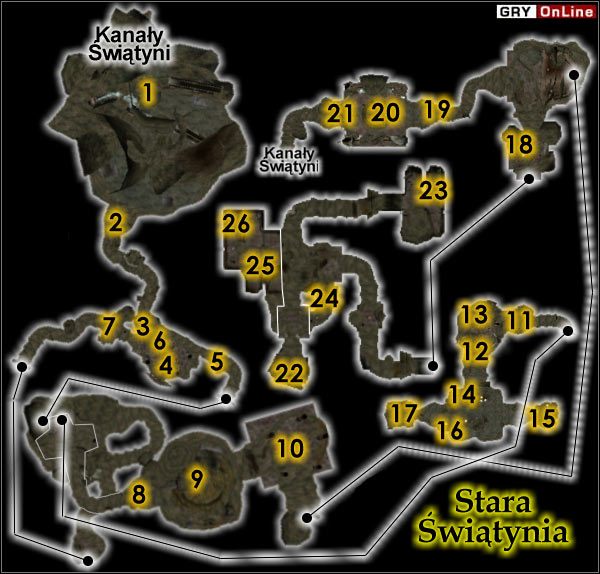 Stara Świątynia jest używana tylko w dwóch zadaniach i tylko wtedy będziesz ją odwiedzał - Stara Swiatynia | Podziemia | The Elder Scrolls III Trójca - The Elder Scrolls III: Trójca - poradnik do gry