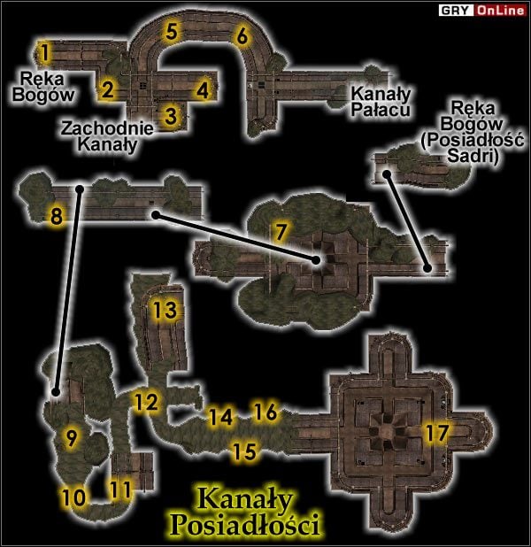 Kanały Posiadłości są częścią Starej Twierdzy - Kanaly Posiadlosci | Podziemia | The Elder Scrolls III Trójca - The Elder Scrolls III: Trójca - poradnik do gry