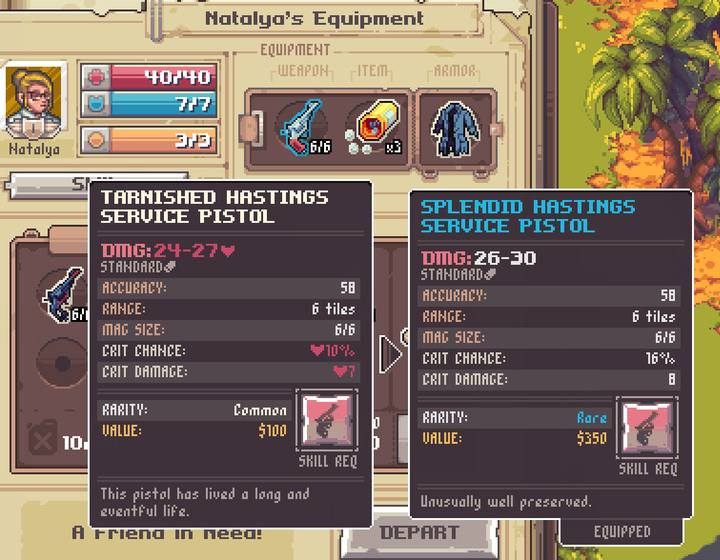 Możesz porównać przedmioty najeżdżając na inny, niż posiadasz w ręku - zabierz innemu bohaterowi lepszą broń, by wzmocnić wybranego sojusznika - Pathway: Misje fabularne, porady - Pathway - poradnik do gry