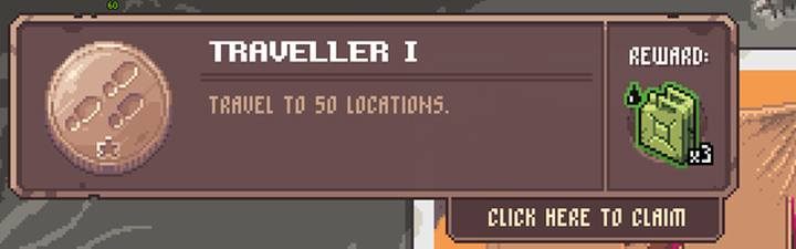 Sposób odblokowania: Odwiedź 50 różnych lokacji (punktów na mapie) - Pathway: Trofea, osiągnięcia, lista - Pathway - poradnik do gry