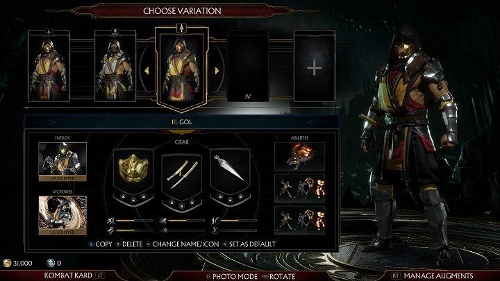 Mortal Kombat 11 pozwala Graczowi na stworzenie własnej, unikatowej konfiguracji jego ulubionej postaci - Personalizacja postaci w Mortal Kombat 11 - Mortal Kombat 11 - poradnik do gry