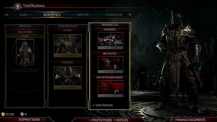 Wejdź do menu kustomizacji, wybierz odpowiednią postać oraz jej wariant, a następnie wciśnij przycisk odpowiedzialny za przedni kop - Personalizacja postaci w Mortal Kombat 11 - Mortal Kombat 11 - poradnik do gry