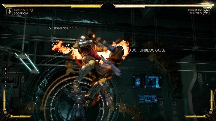 V + Rzut - Scorpion | Charakterystyka postaci w Mortal Kombat 11 - Mortal Kombat 11 - poradnik do gry