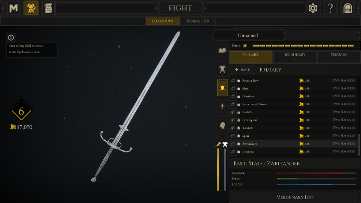 Zweihender zadaje ogromne obrażenia. - Tworzenie postaci i dobór uzbrojenia w Mordhau - Mordhau - poradnik do gry