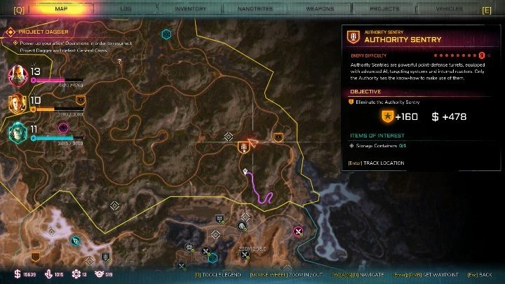 Wieża ta znajduje się we wschodniej części lokacji, w okolicy misja eksploracji - Samotny Wilk - Wieże władzy w lokacji Dzicz | Rage 2 - Rage 2 - poradnik do gry