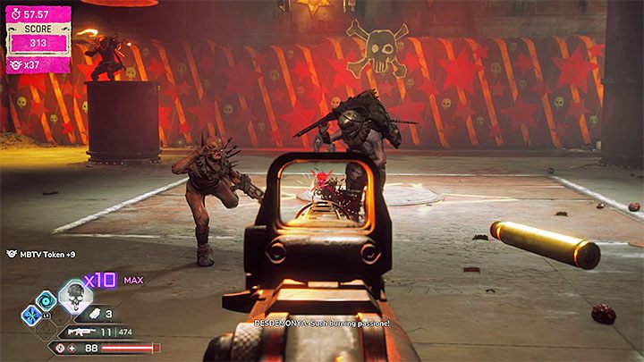 Jeśli zabijesz wszystkie widoczne mutanty to szybko rozejrzyj się po arenie za kolejnymi, bo gra nakłada kary za bezczynność i mnożnik zaczyna spadać - Przesterowany przester | Trofeum w Rage 2 - Rage 2 - poradnik do gry