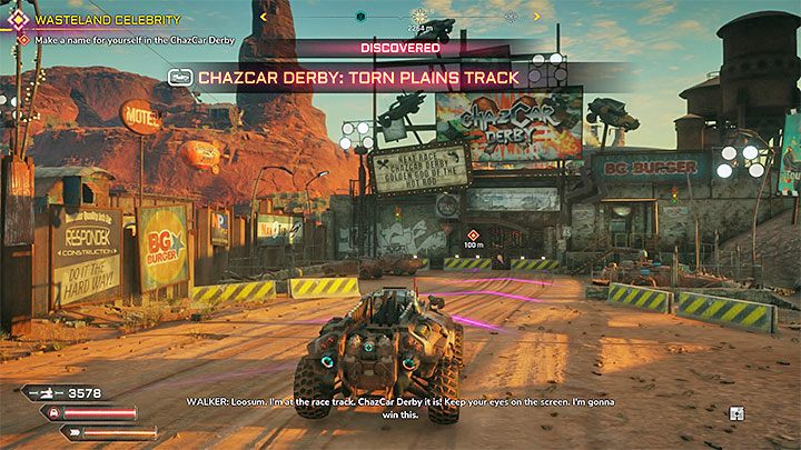 Lokacja, w której walczy się o odblokowanie tego trofeum, to Chazcar Derby: Tor na Rozdartych Równinach (Chazcar Derby: Torn Plains Track) w regionie Rozdarte Równiny (Torn Plains) - Na kwasie | Trofeum w Rage 2 - Rage 2 - poradnik do gry