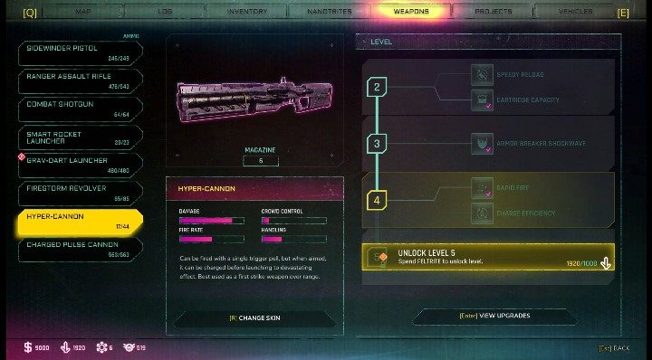 Nowe poziomy odblokowują Ci możliwość zakupienia kolejnych ulepszeń - Jak ulepszać bronie w Rage 2? - Rage 2 - poradnik do gry