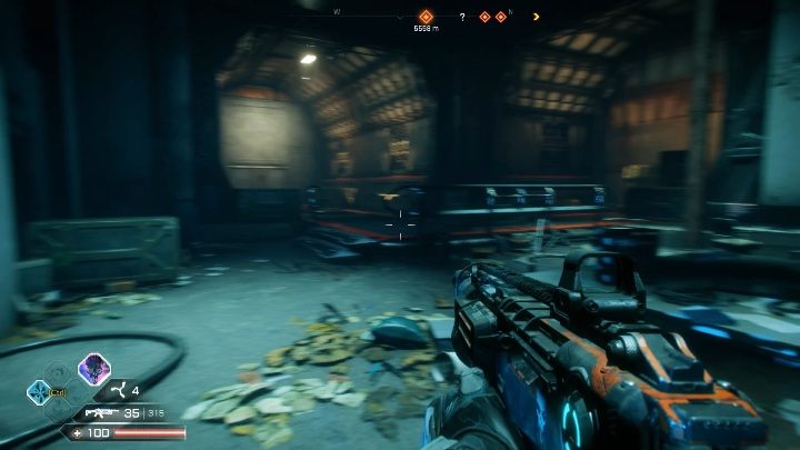 Po wejściu do budynku kieruj się prosto, aż do kolejnych drzwi - Arka w lokacji Kręte kaniony | Rage 2 - Rage 2 - poradnik do gry