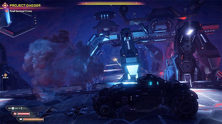 W kolejnym obszarze postaraj się przede wszystkim ostrzelać czołgi jadące prawym pasem - Projekt Sztylet | Solucja gry Rage 2 - Rage 2 - poradnik do gry