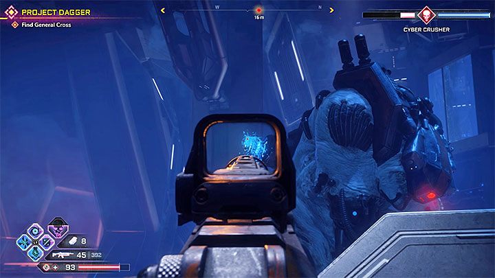 Tuż po skorzystaniu z jednej z wind po raz ostatni w ramach głównej fabuły musisz rozprawić się z bossem Cyber Crusher - Projekt Sztylet | Solucja gry Rage 2 - Rage 2 - poradnik do gry