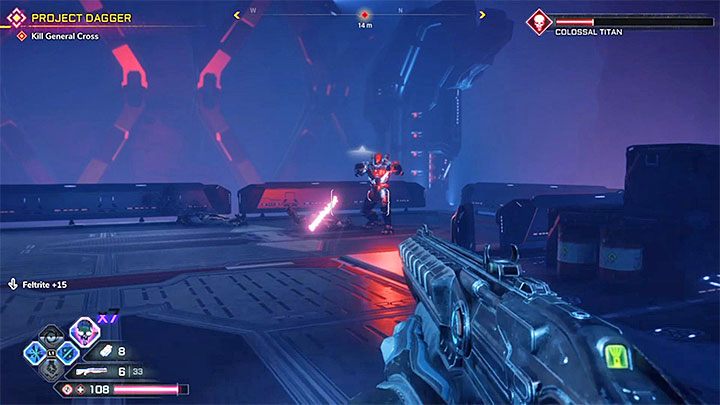 Zniszczenie kolejnych cylindrów doprowadzi do ponownego wycofania się bossa - Tytana | Boss w Rage 2 - Rage 2 - poradnik do gry