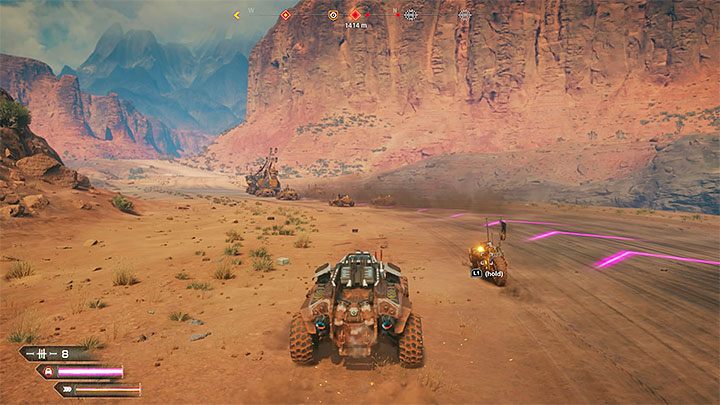 Możesz ułatwić sobie odnajdywanie motocyklistów, albowiem w skład każdego z konwojów podróżujących po mapie powinny wchodzić 3-4 motocykle - Lista trofeów w Rage 2 - Rage 2 - poradnik do gry