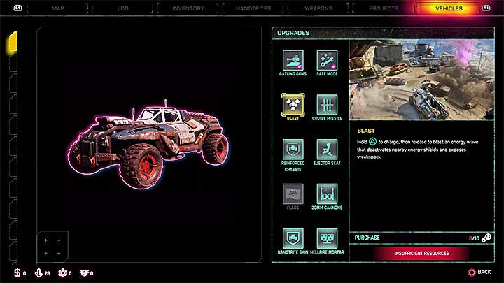 Ważną częścią przygotowań do spotkania z konwojem jest ulepszenie Feniksa (domyślnego pojazdu), aczkolwiek tylko jedno z nich ma obowiązkowy charakter - Przystanek na żądanie | Trofeum w Rage 2 - Rage 2 - poradnik do gry