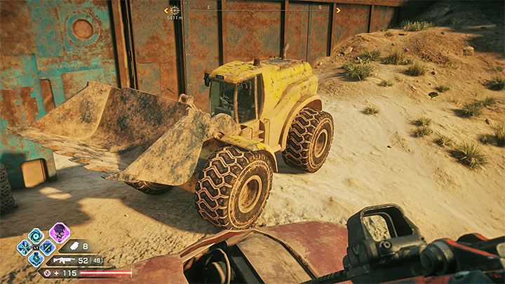 Blokada na drodze jest pilnowana przez bandytów 3 poziomu, z którymi powinieneś się najpierw rozprawić - Łyżką po łapkach | Trofeum w Rage 2 - Rage 2 - poradnik do gry