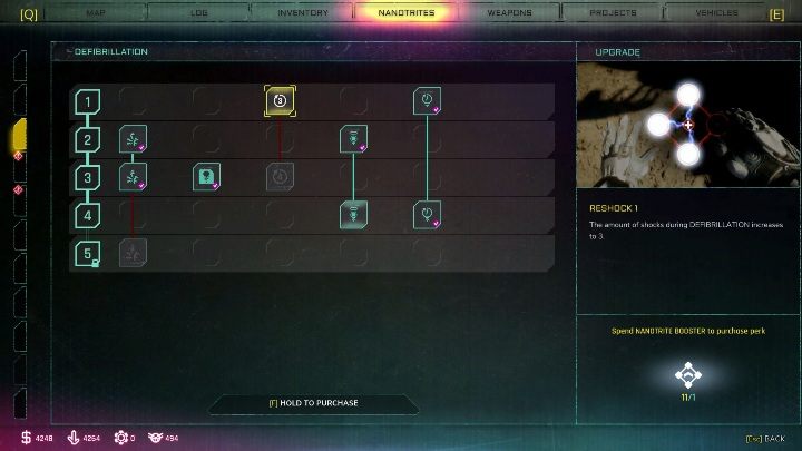 Mściwe następstwo 1 (Avenging aftermath 1) - uwalnia falę elektryczną, która rani wrogów - Defibrylacja - Nanotryty w Rage 2 - Rage 2 - poradnik do gry