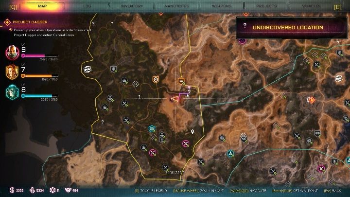 Wieża znajduje się na wschodzie lokacji, przy blokadzie drogowej - Wieże władzy w lokacji Bagna Sekreto | Rage 2 - Rage 2 - poradnik do gry