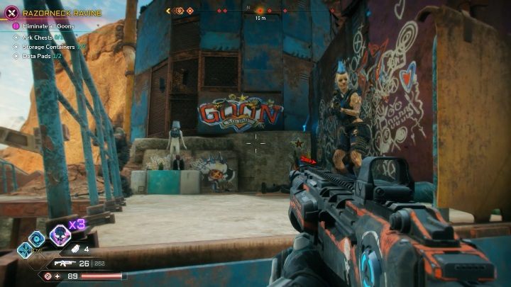 W tej lokacji znajdziesz 1 ark chests, 1 date pad i 2 storage containers - Kryjówki bandytów w lokacji Przerwany Trakt | Rage 2 - Rage 2 - poradnik do gry