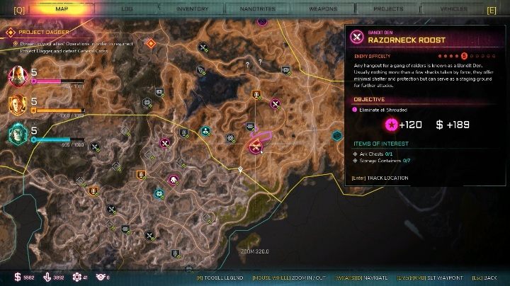 Nora Brzytowników znajduje się w zachodniej części lokacji, koło Arki w Zatoce Kanionu - Kryjówki bandytów w lokacji Przerwany Trakt | Rage 2 - Rage 2 - poradnik do gry