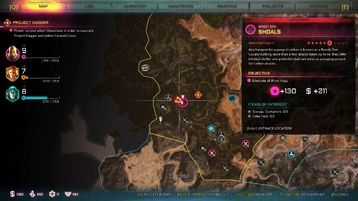 Tę kryjówkę bandytów znajdziesz w wschodniej części lokacji - Kryjówki bandytów w lokacji Bagna Sekreto | Rage 2 - Rage 2 - poradnik do gry