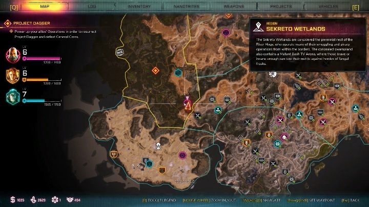 Tę kryjówkę bandytów znajdziesz w południowej części lokacji, w pobliżu Szkutni McSzkorbuta - Kryjówki bandytów w lokacji Bagna Sekreto | Rage 2 - Rage 2 - poradnik do gry