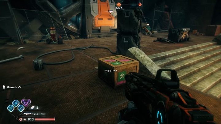 Arkę znajdziesz na samym końcu lokacji, za ogromnymi schodami - Arka w lokacji Rozdarte Równiny | Rage 2 - Rage 2 - poradnik do gry