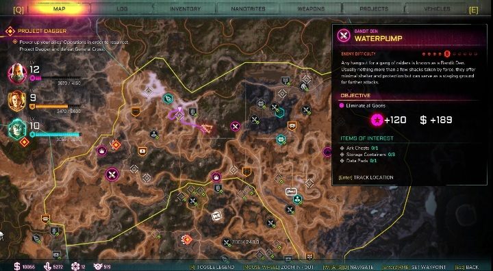 To kryjówka znajdująca się w zachodniej części lokacji - Kryjówki bandytów w lokacji Rozdarte Równiny | Rage 2 - Rage 2 - poradnik do gry