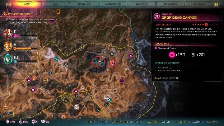 Tę kryjówkę bandytów znajdziesz w południowej części lokacji - Kryjówki bandytów w lokacji Rozdarte Równiny | Rage 2 - Rage 2 - poradnik do gry