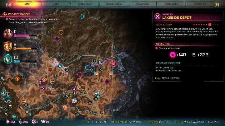 Tę kryjówkę bandytów znajdziesz na samym wschodzie lokacji, przy końcu mapy - Kryjówki bandytów w lokacji Rozdarte Równiny | Rage 2 - Rage 2 - poradnik do gry