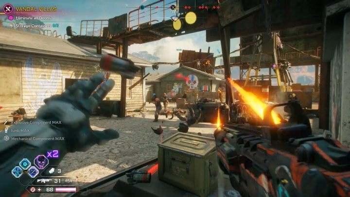 W tej lokacji znajdziesz 3 storage containers - Kryjówki bandytów w lokacji Rozdarte Równiny | Rage 2 - Rage 2 - poradnik do gry