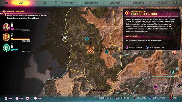 Na poszukiwania naukowca musisz wyruszyć do regionu Bagna Sekreto (Sekreto Wetlands) - Kontrola lotów | Solucja gry Rage 2 - Rage 2 - poradnik do gry