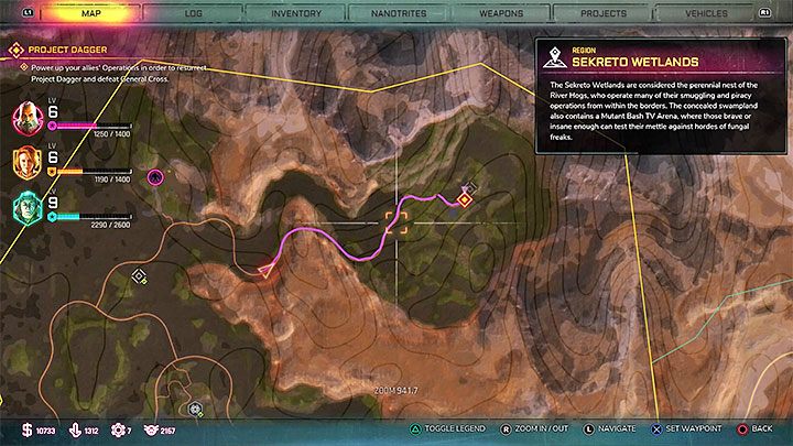 Laboratorium zlokalizowane jest na północnym krańcu regionu Bagna Sekreto - Kontrola lotów | Solucja gry Rage 2 - Rage 2 - poradnik do gry