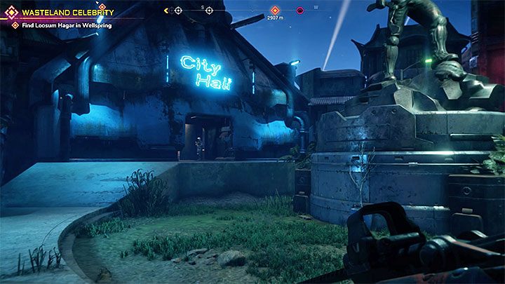 Wellspring to największe miasto w grze, ale na potrzeby zaliczania misji nie musisz go bardzo dokładnie badać - Gwiazda Pustkowi | Solucja gry Rage 2 - Rage 2 - poradnik do gry