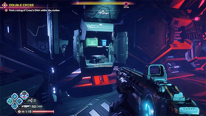 W trakcie zaliczania tej misji możesz natrafiać na skrytki na ścianach podobne do tej z dołączonego obrazka - rozpoznasz je po pulsujących fioletowych lampkach - Crossover | Solucja gry Rage 2 - Rage 2 - poradnik do gry