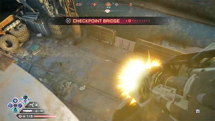 Ustaw wyrzutnię rakiet jako aktywną broń i złap się liny - Zabójczy zjazd | Trofeum w Rage 2 - Rage 2 - poradnik do gry