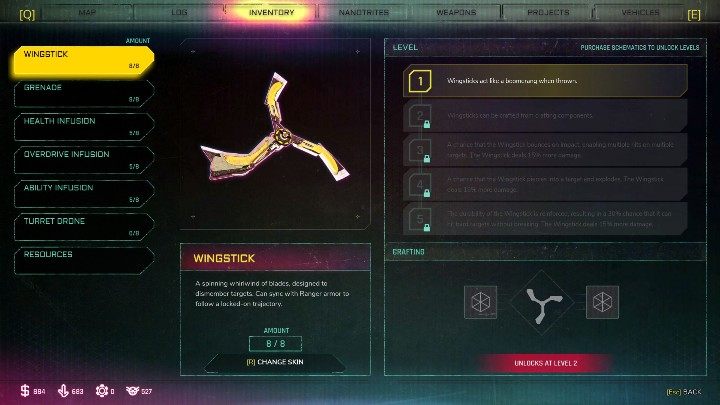 W Rage 2 możesz samodzielnie stworzyć: śmiglika, infuzje zdrowia, granaty, infuzję presteru, infuzję umiejętności i drony - Crafting w Rage 2 - Rage 2 - poradnik do gry