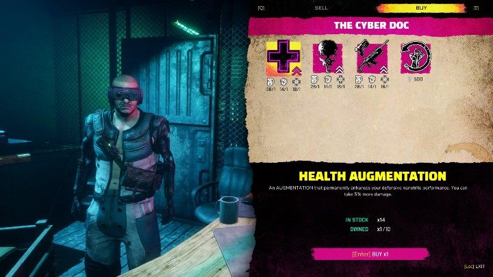 Cyberdoktor to sprzedawca dostępny w mieście Wellspring - Porady na start w Rage 2 - Rage 2 - poradnik do gry
