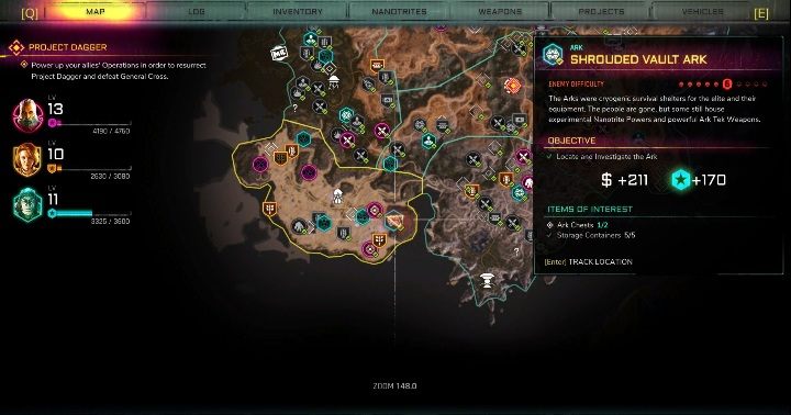 Arka ta znajduje się we wschodniej części lokacji obok dwóch Elektrokuzni - Arka w lokacji Morze wydm | Rage 2 - Rage 2 - poradnik do gry