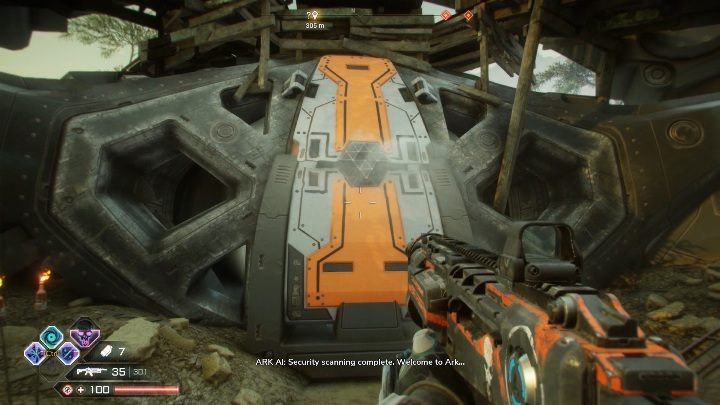 Arka w Zatęchłych Katakumbach / Dank Cotacomb Ark znajduje się w północnej części Bagnien Sekreto / Sekreto Wetlands - Rewolwer Firestorm | Bronie w Rage 2 - Rage 2 - poradnik do gry