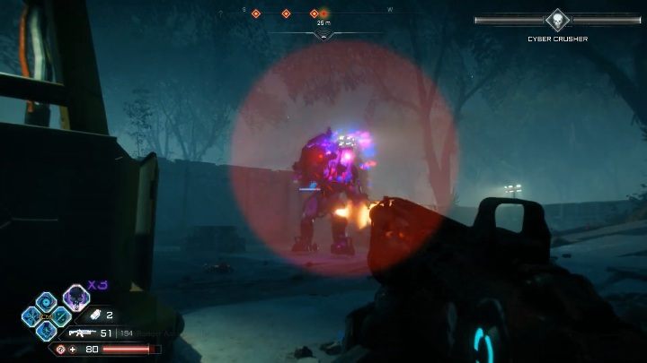 Przed wejściem do Arki musisz pozbyć się wrogów, jednym z nich będzie Cyber Cruher - Hiperdziałko | Bronie w Rage 2 - Rage 2 - poradnik do gry