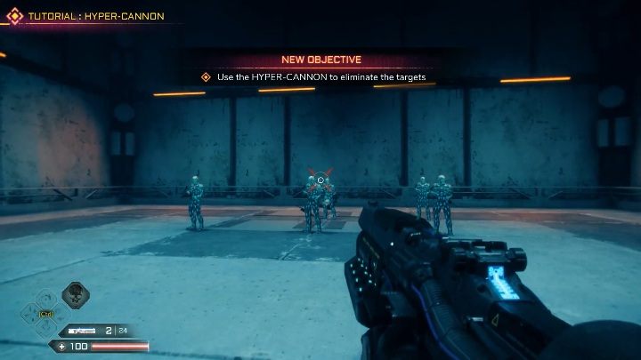 Gra od razu załączy samouczek z obsługi hiperdziałka - Hiperdziałko | Bronie w Rage 2 - Rage 2 - poradnik do gry